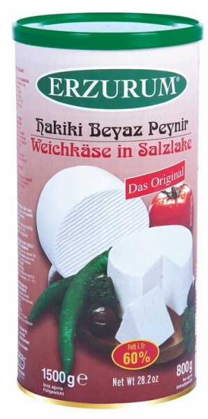 Erzurum Weichkäse in Salzlake 60% Fett 800g