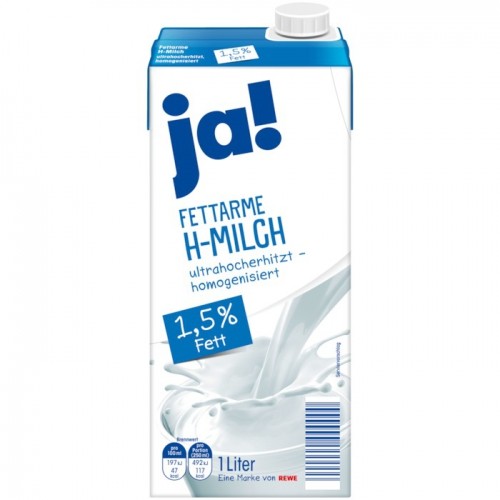 Ja! Milch Fettarm 1,5% - 1L