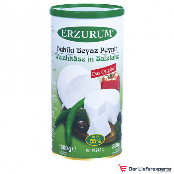 Erzurum Weichkäse in Salzlake 55% Fett 800g