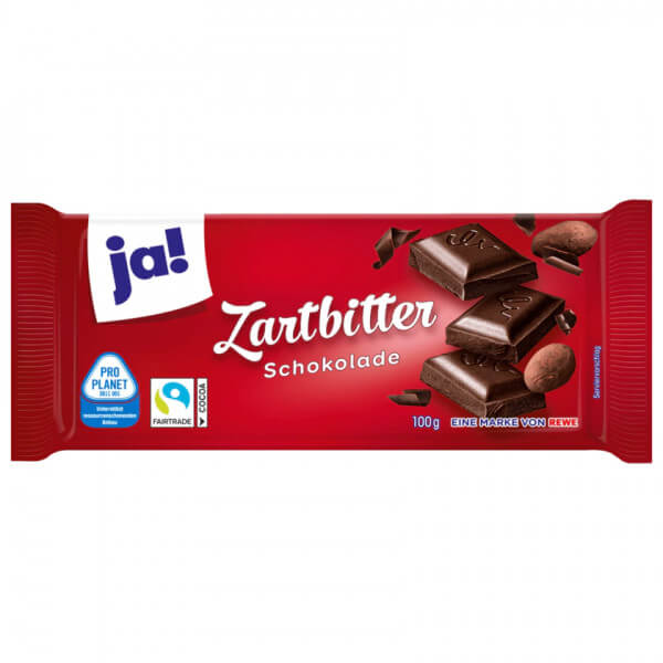 Ja! Zartbitter Schokolade 100g