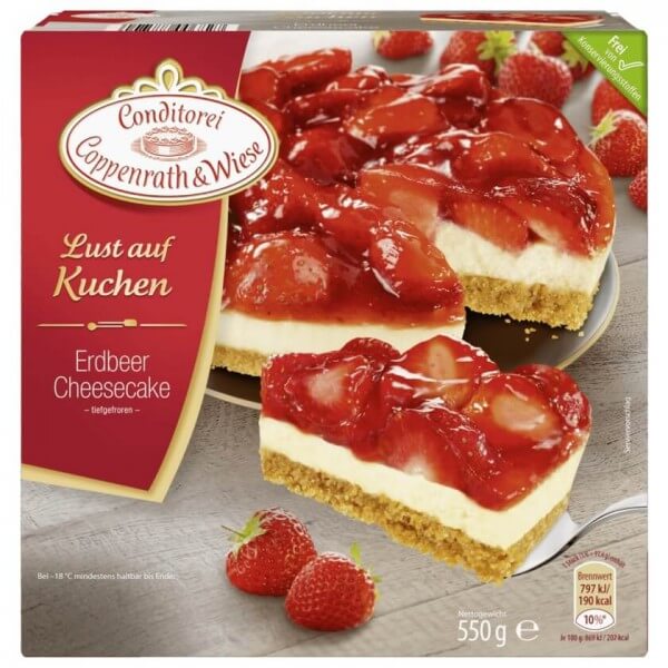 C&W Erdbeer Frischkäse Kuchen 550g