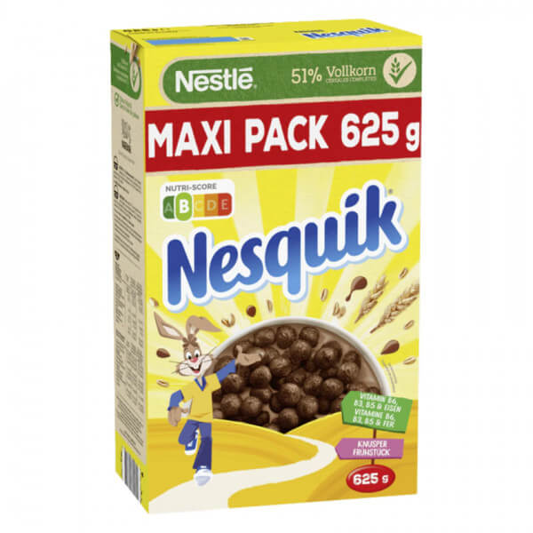 Nestle Nesquik Knusper-Frühstück Schoko Cerealien mit Vollkorn 325g