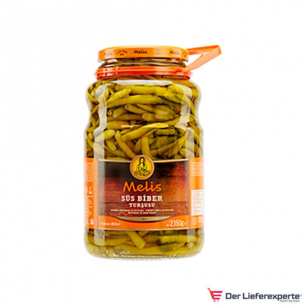 Melis Scharfe Pepperoni in Salzlake - Süs Biber Tursu 2350g
