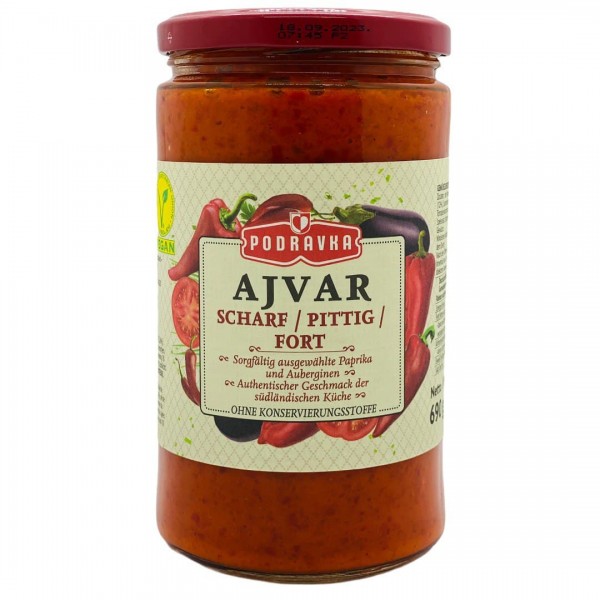 Podravka Ajvar Scharf 690g
