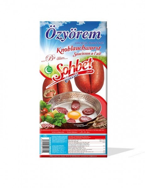 Özyörem Sohbet Parmak Sucuk 1Kg