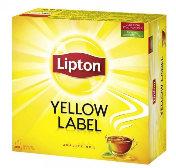 Lipton Yellow Label Beutel Schwarztee - Siyah Cay Süzen Poset 100 Btl