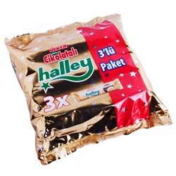 Ülker Cikolatali Halley 3 Paket 231g