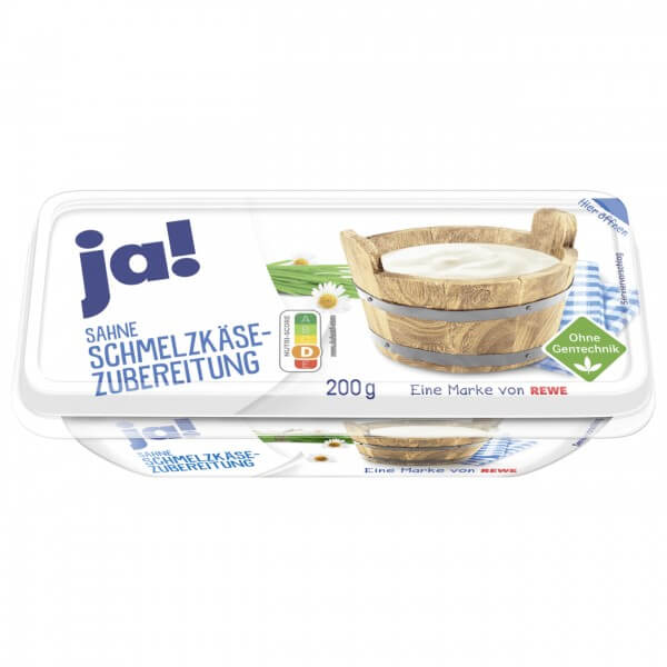 Ja! Sahne Schmelzkäsezubereitung 200g