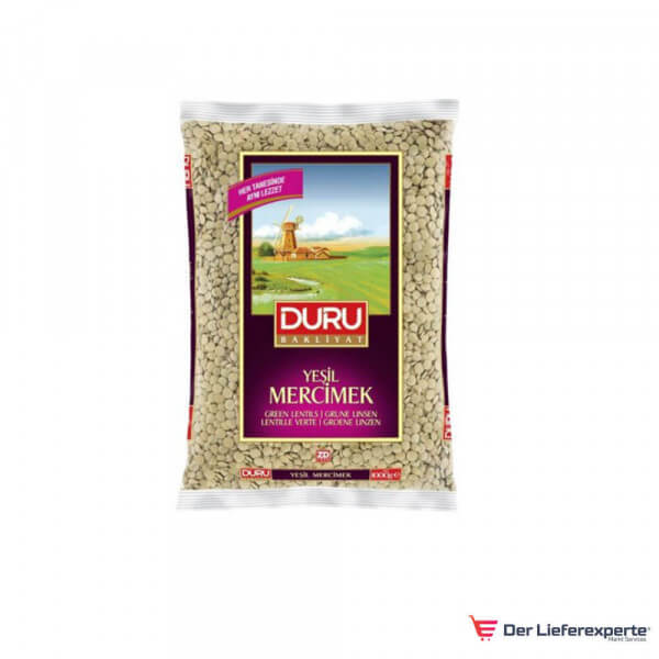 Dere Grüne Linsen 2,5 Kg - Yesil Mercimek