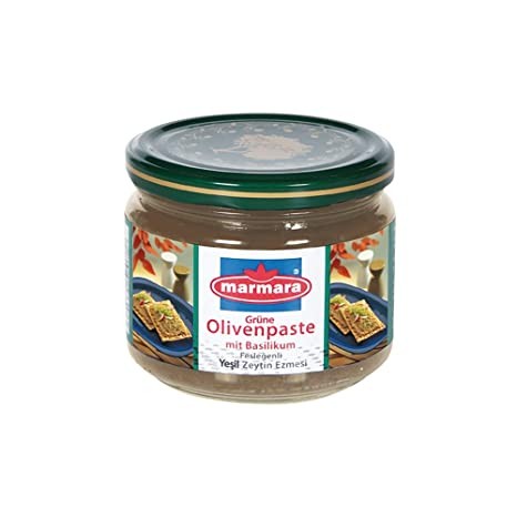 Marmara Siyah Zeytin Ezmesi mit Basilikum 300g