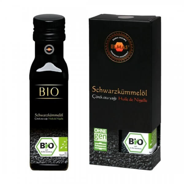 Elmas Bio Schwarzkümmelöl - Organik Cörekotuyagi 100ml