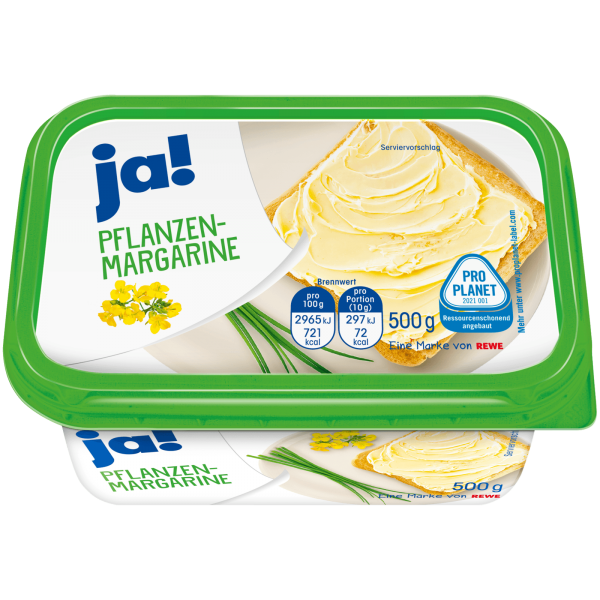 Ja! Pflanzen Margarine 500g