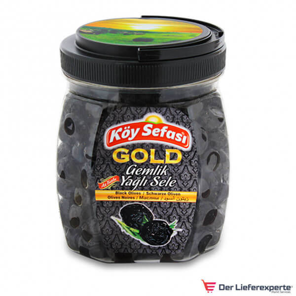 Köy Sefasi Schwarze Oliven 800g