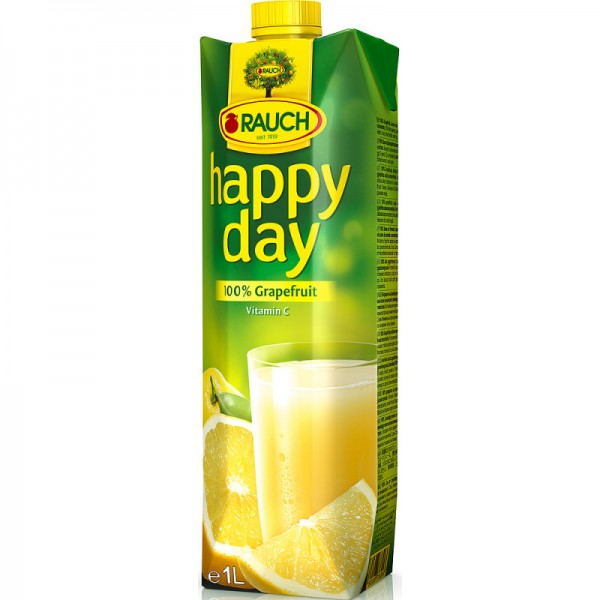 Happy day 100% Grapefruit 1l