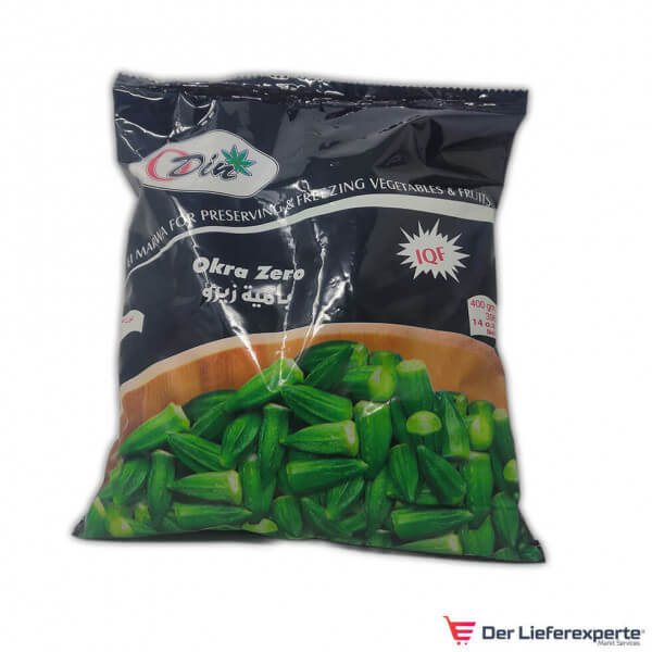 Okra Zero Bamya (Al Khadraa) Dondurulmus 400g