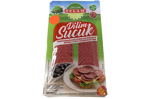 Selam Rinder-Knoblauchwurst in Scheiben - Dilim Sucuk 200g