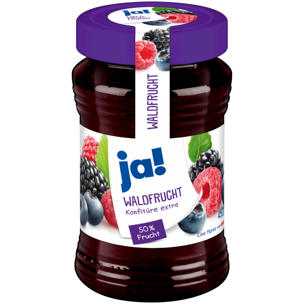 Ja! Waldfrucht-Konfitüre extra 450g