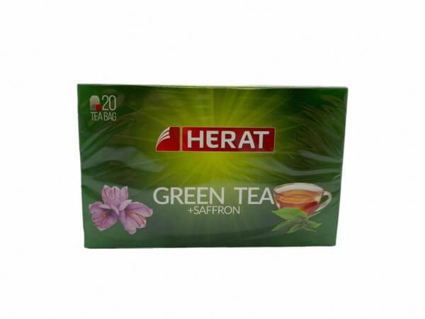 Herat Green Tea + Safron 20 x 2g