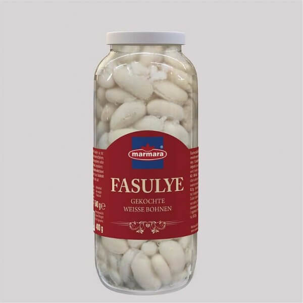 Marmara gekochte Weisse Bohnen haslanmis Fasülye 400g