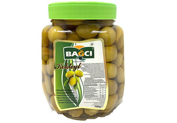 Bagci Grüne Cocktail Oliven - Kokteyl Yesil Zeytin 700g
