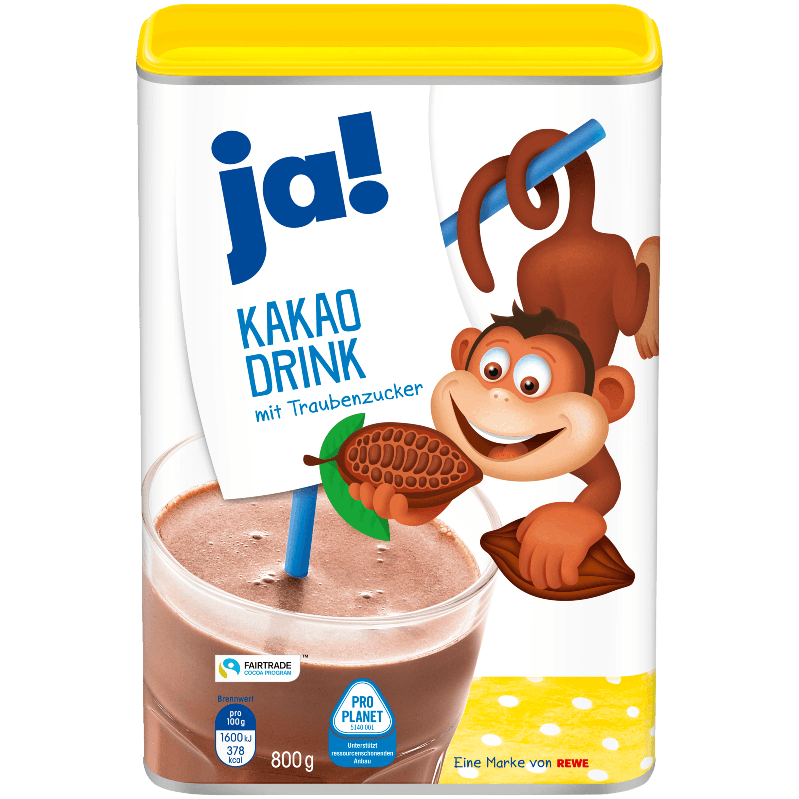 Ja! Kakao Drink 800g Kakao & Mischgetränke Kaffe, Tee & Kakao