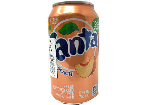 Fanta Peach - Pfirsich 0,355l (inkl. 0,25€ Pfand)