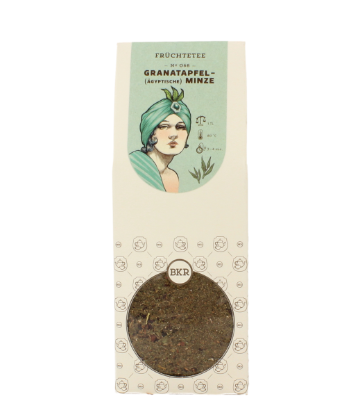 BKR - Tee - Schmuckkarton Granatapfel-(Ägyptische) Minze -Bio (Nr.68) 100g