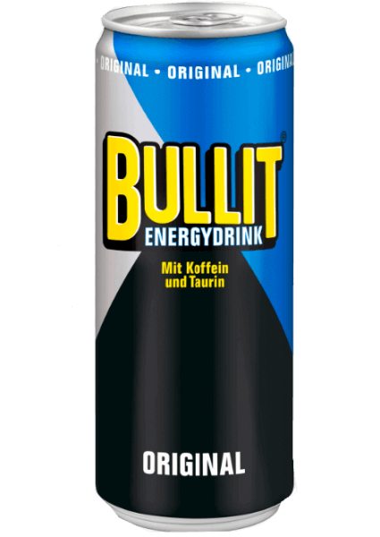 Bullit Energy Drink Orginal 0,33 L (inkl. 0.25€ Pfand)