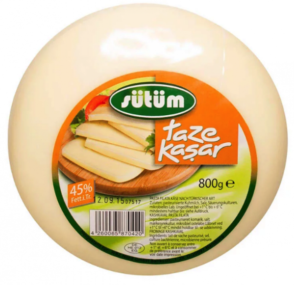 Sütüm Taze Kasar Peynir-Käse 800g