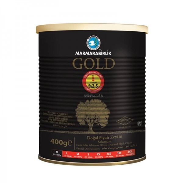 MB Schwarze Oliven - Gold Siyah XL Siyah Zeytin 400g