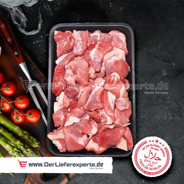 Kalbsgulasch mit Fett - Süt Dana Kusbasi Yagli Kg / €