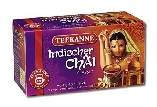 Teekanne Indischer Chai Classik 20 Doppelkammerbeutel