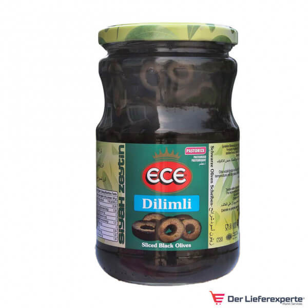 Ece Schwarze Oliven geschnitten - Dilimli Siyah Zeytin 350g