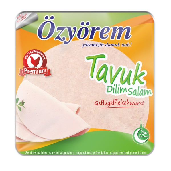 Özyörem Geflügelfleischerz. Tavuk Dilim Salam 200g