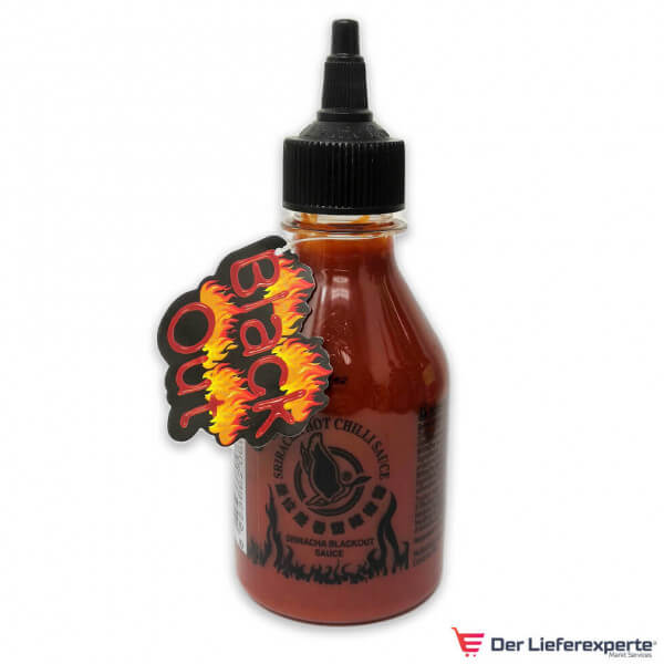 Sriracha, Blackout Chilisauce Flying Goose 200ml