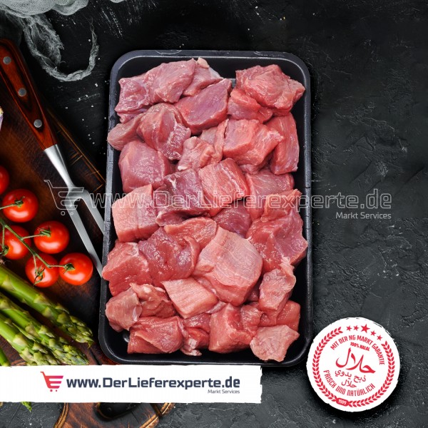 Kalbsgulasch Mager - Süt Dana Kusbasi Az Yaglı Kg / €