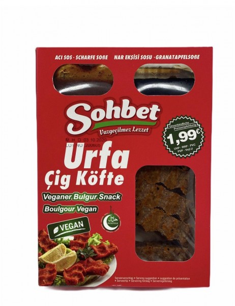 Sohbet Cig Köfte Vegan ACISIZ 340 gramm
