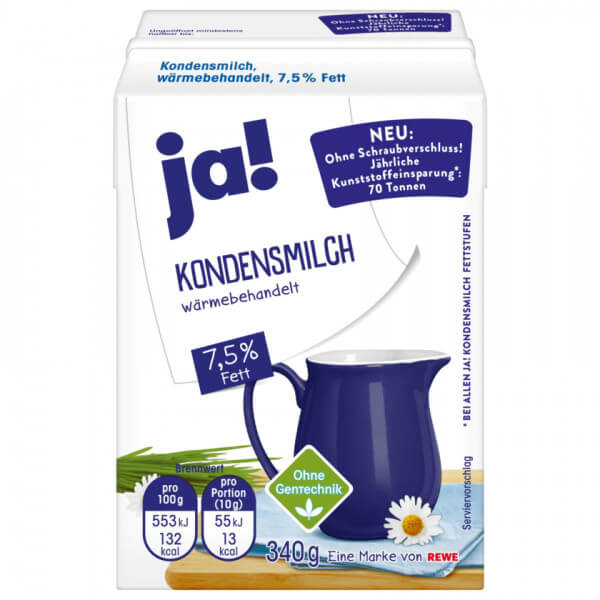 Ja! Kodensmilch 7,5% 340g