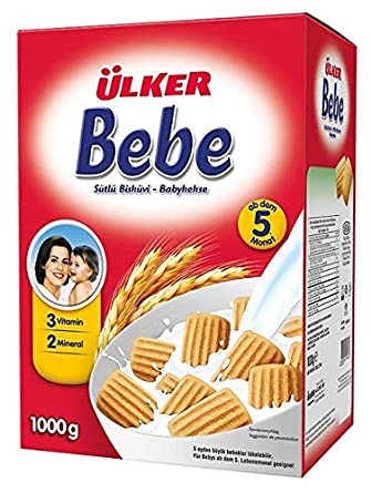 Ülker Babykekse Bebe Sütlü Bisküvi 1 Kg