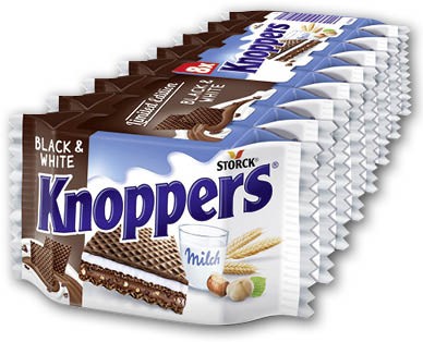 Knoppers Black & White 8 x 25g
