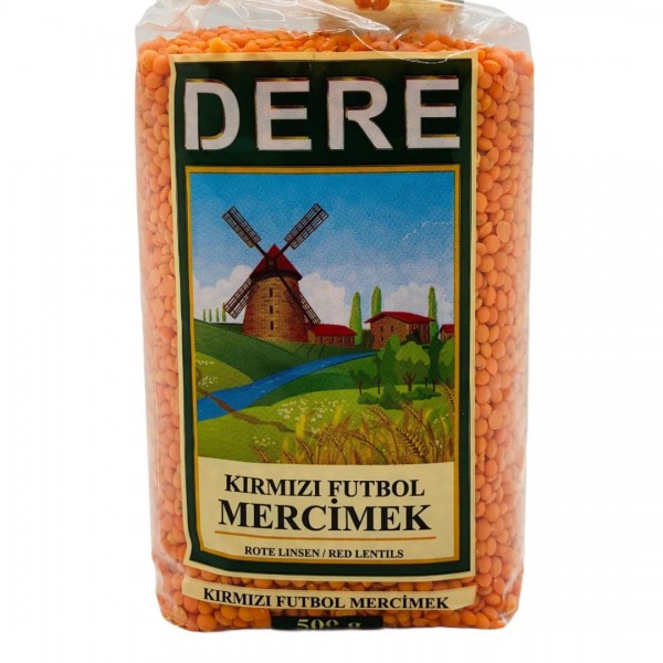 Dere Rote Linsen Kirmizi Futbol Mercimek 1kg