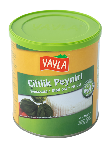 Yayla Weichkäse 45% Fett - Ciftlik Peyniri 45% Fett 400g