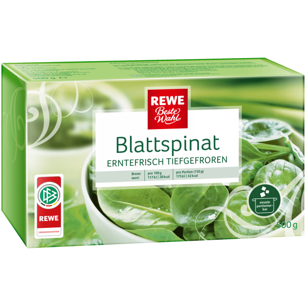 Rewe BW Blattspinat 500g