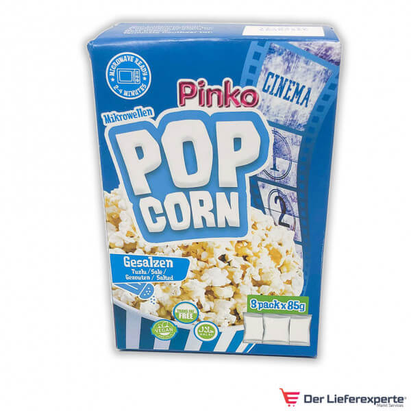 Pinko Popcorn Gesalzen 3x85g