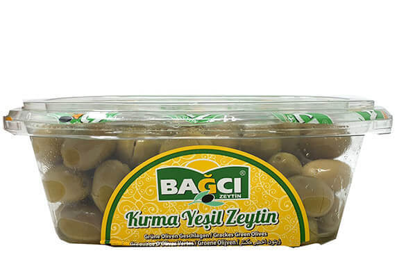 Bagci Grüne Oliven geschl. Kirma Yesil Zeytin Kase 400g