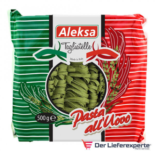Bandnudeln / Tagliatelle Grün 500g