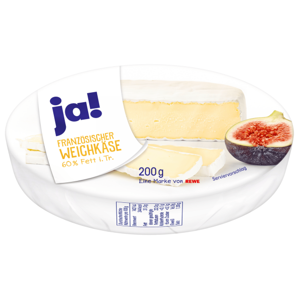 Ja! Rahm-Camembert 60% Fett 200g