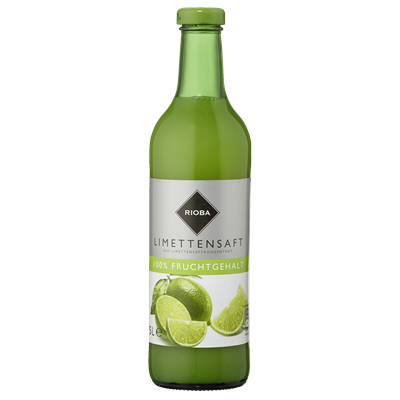 Rioba Limettensaft - 6 x 0,75 l Flaschen