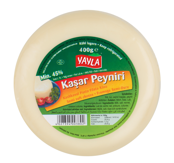 Yayla Kashkaval Schnittkäse - Kasar Peyniri 400g