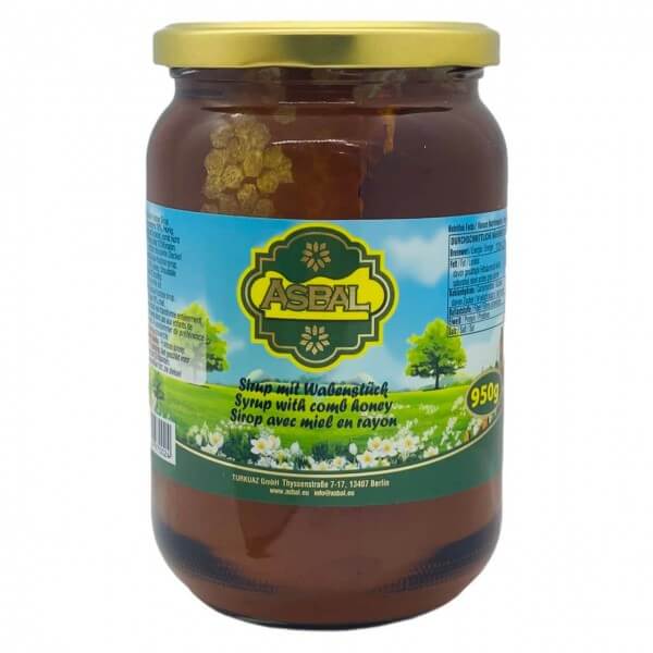 Asbal Sirup mit Wabenstück 950 g